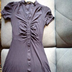 Topshop navy blue dress